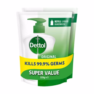 DETTOL ORIGINAL REFILL LIQUID HANDWASH 2 X 225G