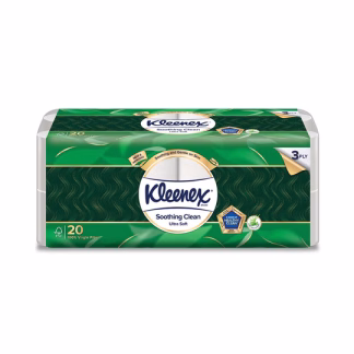 KLEENEX ULTRA SOFT TOILET TISSUE ALOE VERA - 3 PLY 190'S X 20 R